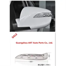 Car accessories side mirror lights mirror film mirror shells turn signals for Hyundai IX35 LED side mirror lights LH&RH