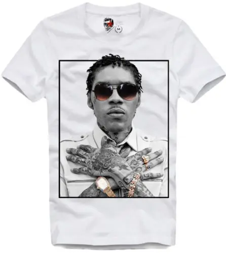 

T Shirt Vybz Kartel Reggae Dancehall Jamaica Weed Clark 3255 Cool Casual Pride T Shirt Men Unisex New Fashion Tshirt