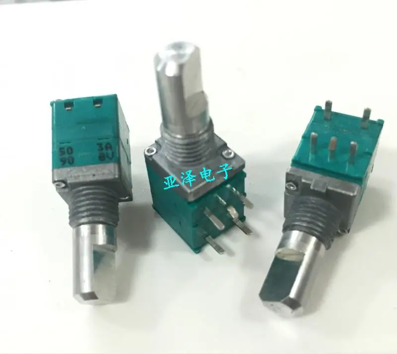 

2PCS/LOT ALPS Alps RK0971111Z32 precision potentiometer single band switch 50K shaft length 15MM