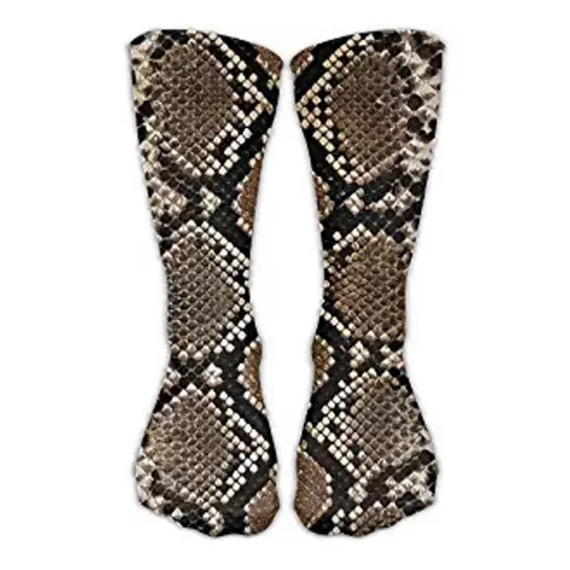 1 пара хлопчатобумажные мужские носки Смешные Носки с рисунком леопардовые змеиные животные женские носки новинка носки для весны осень зима 8S-D17 - Цвет: 08