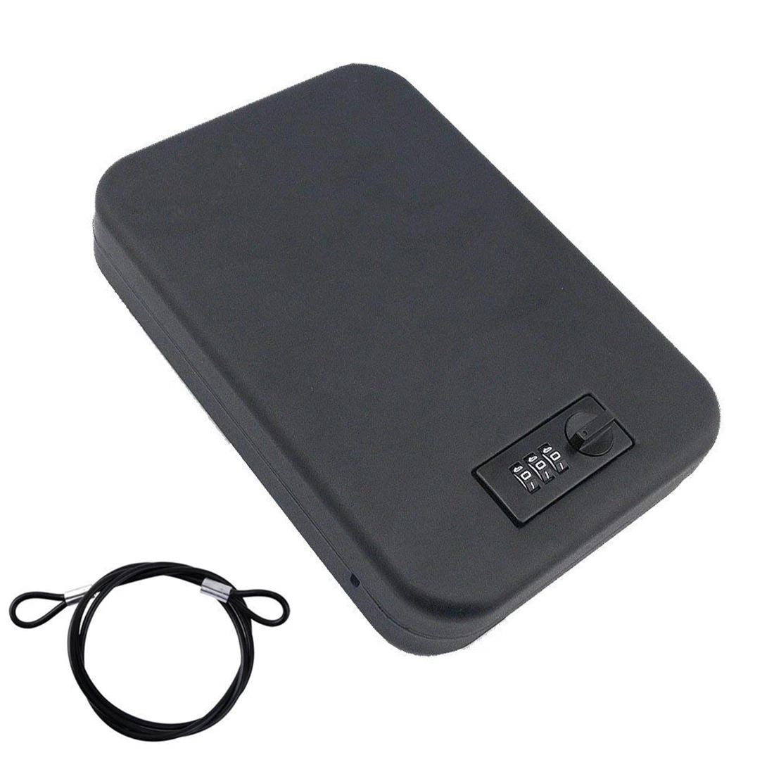 LJL Portable Mini Vault Case with Combination Lock Keyless Security
