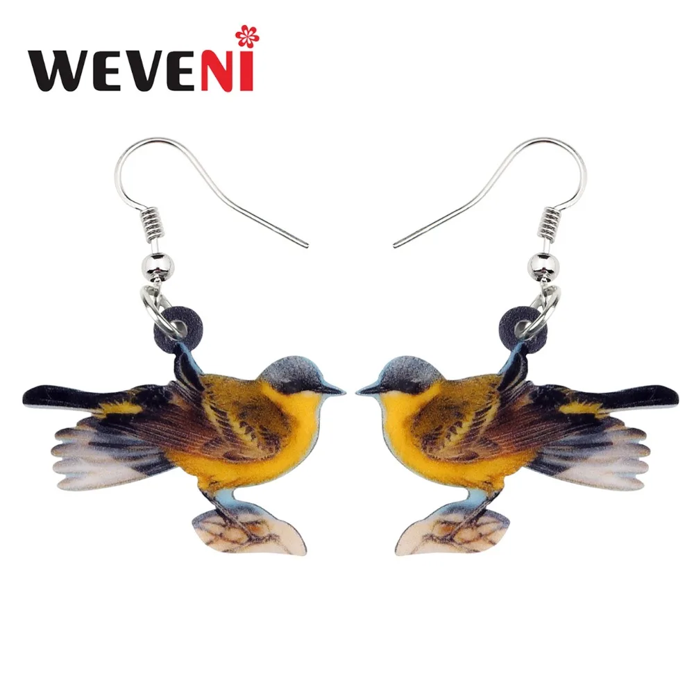 WEVENI Acrylic Christmas Cute Candy Corgi Dog Earrings Drop Dangle Animal Jewelry For Women Girl Pet