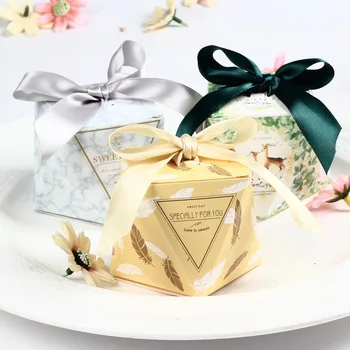 

Multicolor Wedding Event Party Favors and Gift Box Candy Boxes Baby Shower Birthday Favors Supplies Ramadan Decoration Box