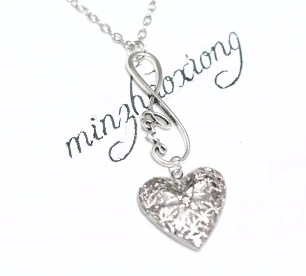 

Essential Oil Diffuser Necklace Aromatherapy Chunky Heart Locket Pendant Living