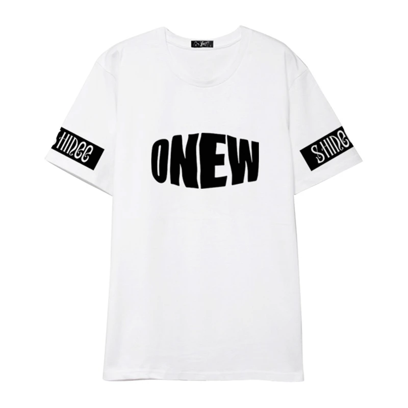 Kpop SHINee men T-shirt ONEW JONG HYUN KEY MINHO TAEMIN Crew Neck short sleeve summer unisex Tshirt New Tee (6)