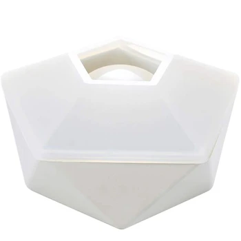 

Resin Silicone Mold Diy Resin Art Molds Including Round,Square,Hexagon Silicone Molds For Concrete Diy Coaster/Flower Pot/Asht