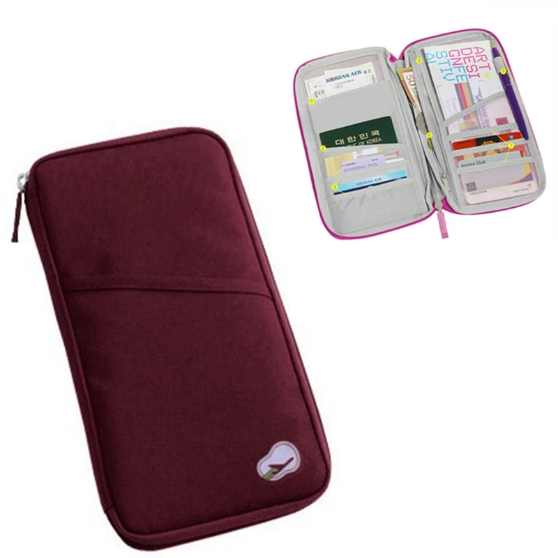 

2018 New Fashion Oxford Square Women men Wallets Embossed long cell phone Wallet Female Clutch Zipper Purses Gift card holder