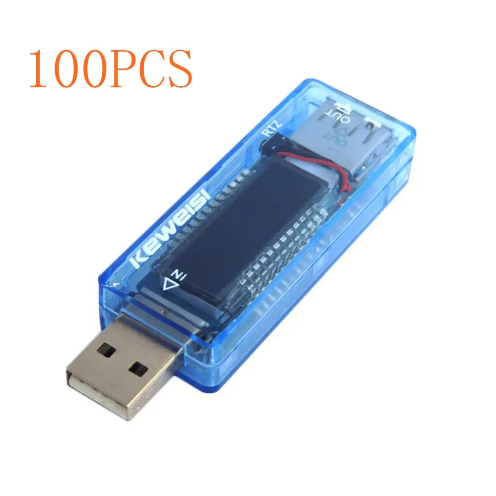 100 шт. KEWEISI ёмкость тестер KWS V20 USB ЖК дисплей Цифровой ток напряжение доктор для