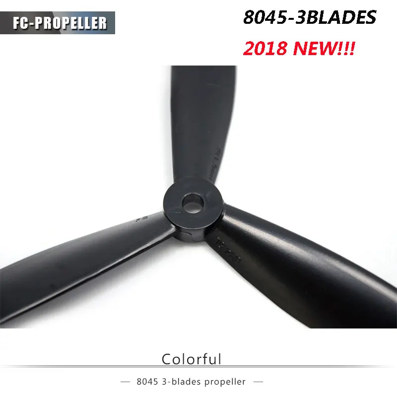 rc airplane drone parts props quadcopter 8 inch 8045 3 blades propllers for fpv race drone 4pcs