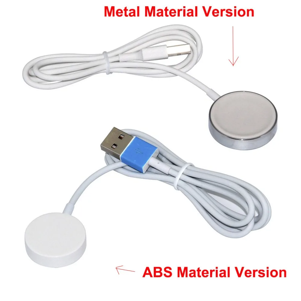 

Wireless Charger Charging Pad for Apple Watch Magnetic USB with Charging Cable/Cord for 38mm & 42mm Series 1/2/3 (0.3m/1ft)