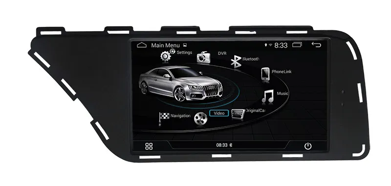 " автомобильный Android 9,0 СБ Navi gps плеер для Audi A4 A5 Q5 2009- авто радио навигация Мультимедиа Восьмиядерный Wifi UI
