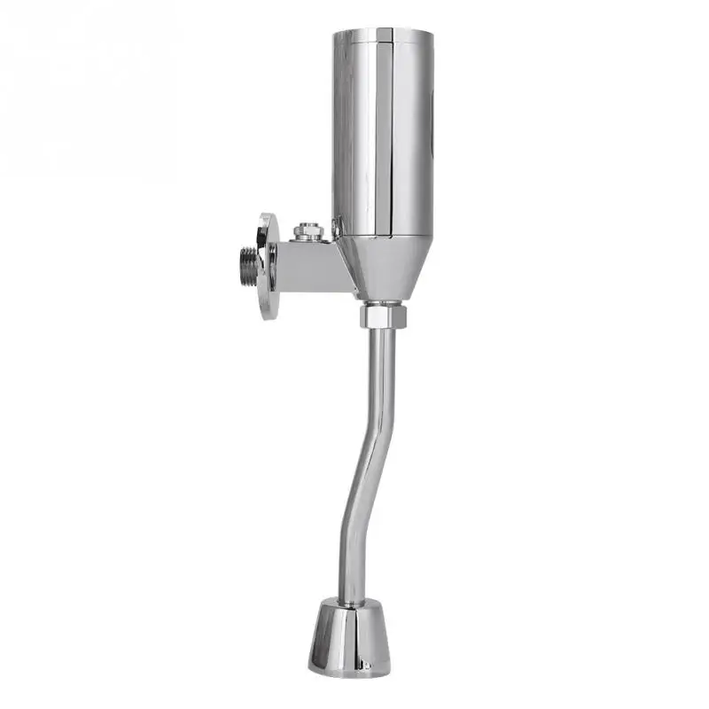 Латунный сливной клапан датчик для ванной сливной клапан туалетный настенный Интеллектуальный автоматический датчик бесконтактный писсуарный кран