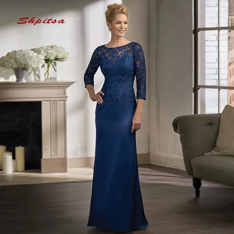 navy blue long dresses for wedding