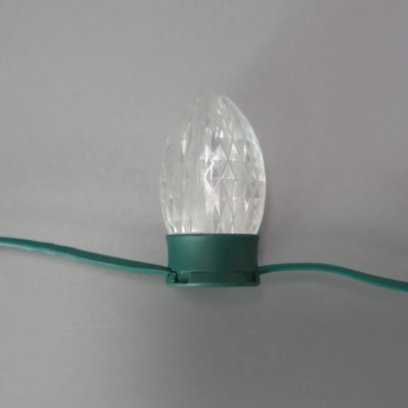 50nodes SM16703 addressable D24 C9 RGB 12V Christmas led string fairy lightsholiday lights decorationall GREEN wireIP68 | Освещение
