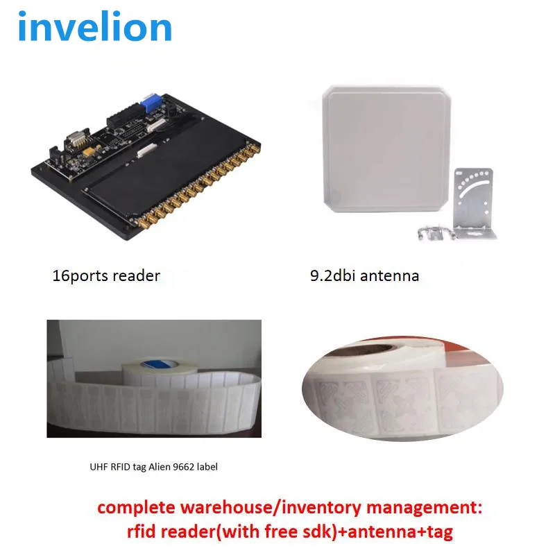 Спортивное решение для таймера 4 портовый Считыватель rfid ultra uhf/антенна/чип чипа