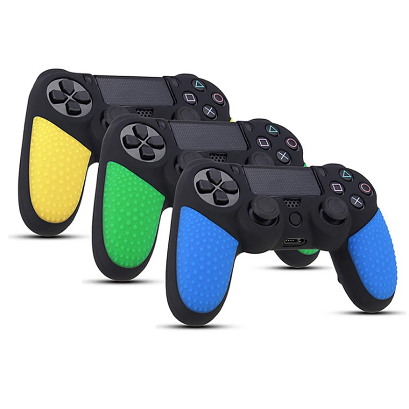 

Silicone Covers Gamepad Grip Caps Protective Skin Cover Case For Sony Playstation Dualshock 4 PS4 Controller Gamepad Cover