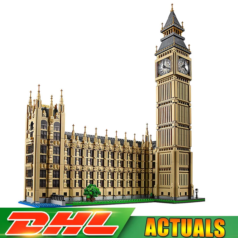 

IN Stock DHL LEPIN 17005 4163pcs Big Ben Elizabeth Tower Model Building Kits Brick Toys Compatible Legoings 10253