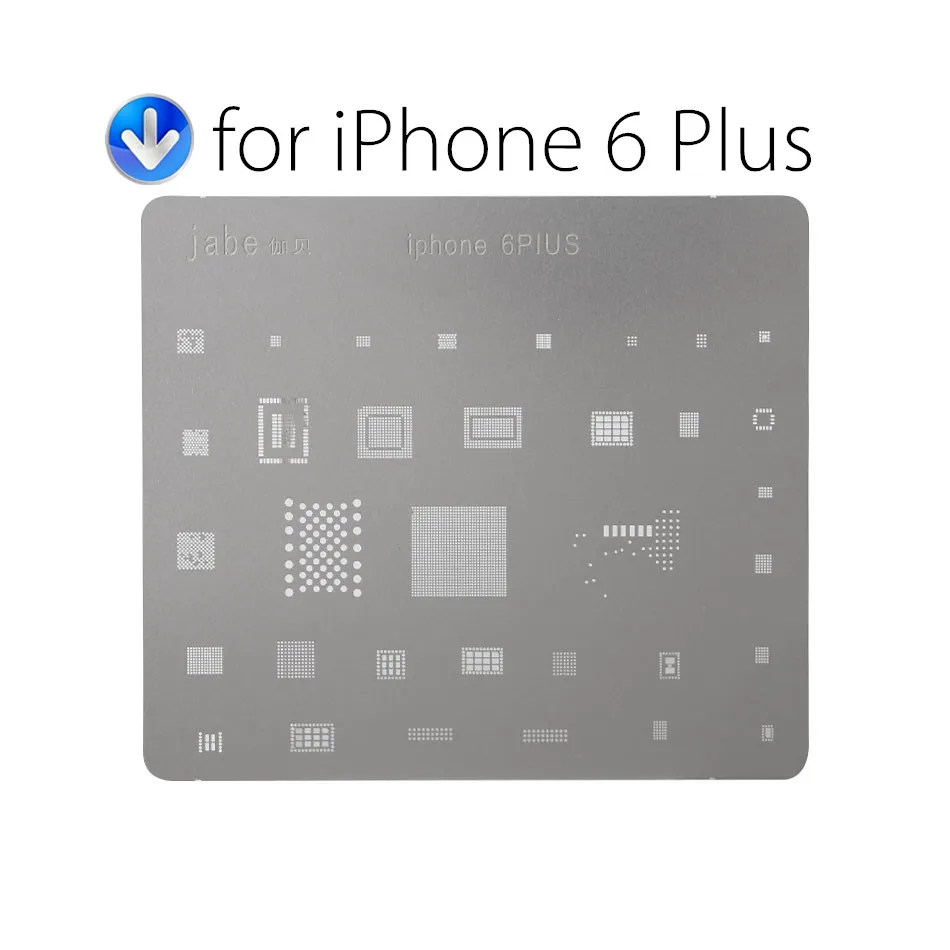 DIYFIX телефон ремонт логической платы инструмент для iPhone 7 6s 6 5S 5 материнская плата IC чип мяч пайка сетка из нержавеющей стали - Цвет: for iPhone 6 Plus