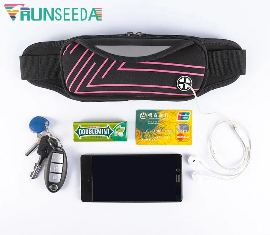 Runseeda Sports Waist Bag High Quality Cycling Running Belt Bag Pack Multi-Pockets Mobile Phone And Keys Pouch For Jogging Climb Runseeda Sports Waist Bag High Quality Cycling Running Belt Bag Pack Multi-Pockets Mobile Phone And Keys Pouch For Jogging Climb