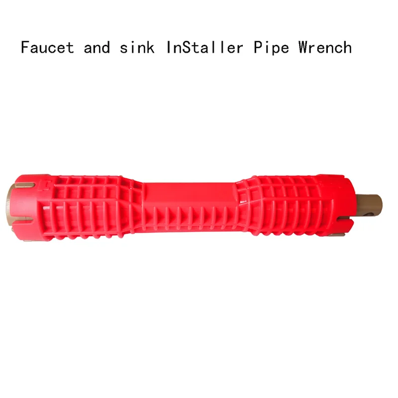 

FREFOX Double-ended water pipe wrench 4 in 1 multipurpose tool sanitary Ware Faucet and sink InStaller Faucet socket Spanner