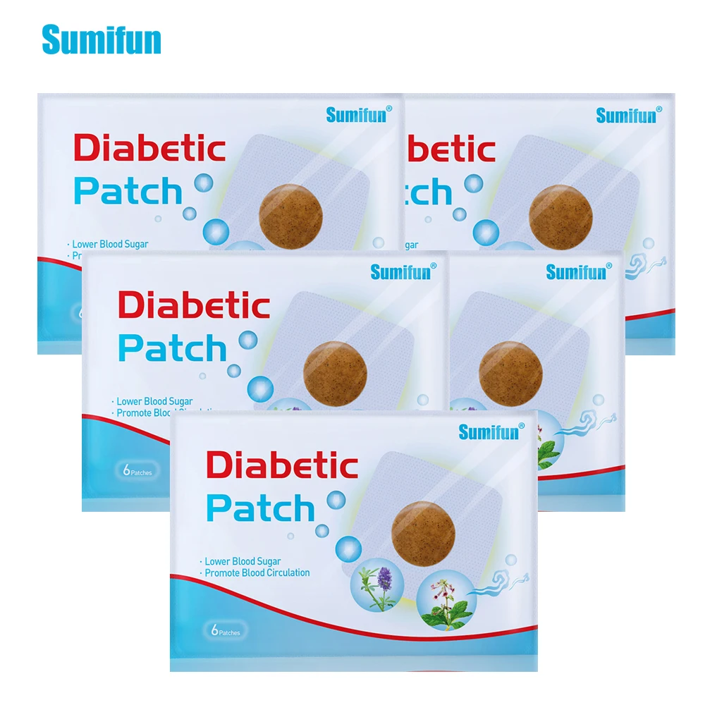 

30pcs=5bags Diabetic Patch Chinese Herbal Stabilizes Blood Sugar Level Lower Blood Glucose Sugar Balance Medical Plaster D1791