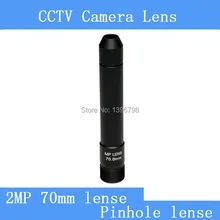 Factory direct surveillance infrared camera 2MP pinhole lens 70mm M12 thread industry CCTV lens