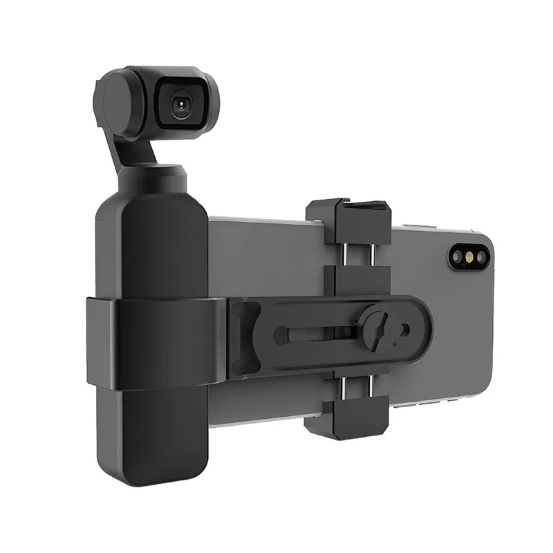 Aluminum alloy magnetic Mobile phone holder support selfie stick tripod mount For DJI osmo Pocket  Handheld gimbal camera accessories 1 (14)