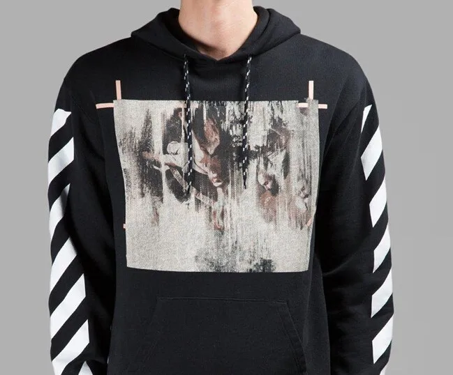 WHITE Hoodies Religious Jesus Twill 13 