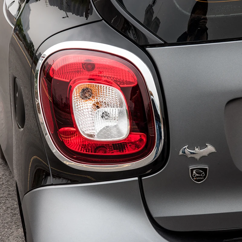 Задний габаритный фонарь автомобиля декоративная рамка ABS пластик модификации аксессуары для Mercedes Smart Fortwo 453 сзади фара для автостайлинга