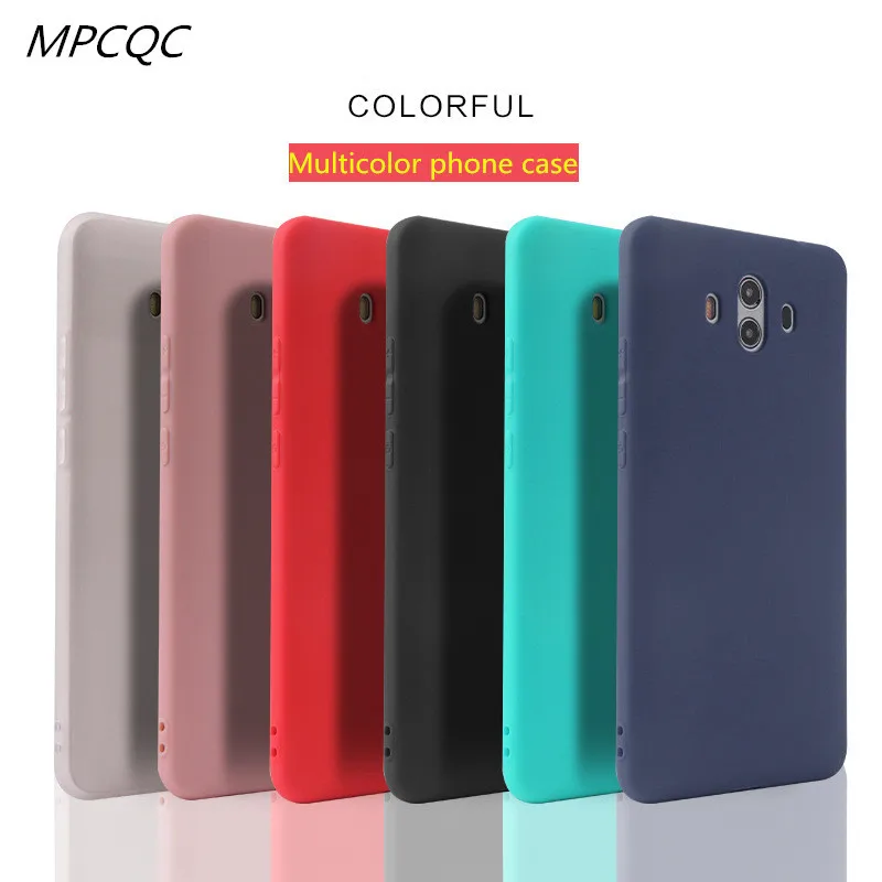 MPCQC Soft Silicon TPU Cases for Huawei Honor 6C Pro V10 7X 8 Lite 9 Mate 10 P8 P9 P10 Scrub Cover 360 Full Protection case | Мобильные