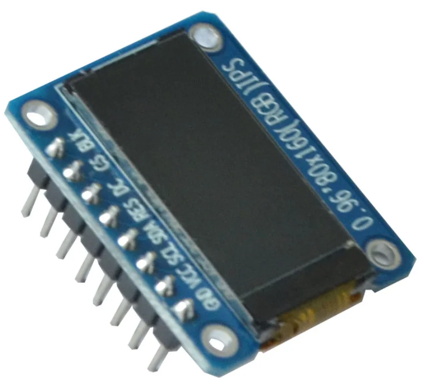 IPS экран 0 96 дюймов 7P SPI HD 65K полноцветный ЖК модуль ST7735 Привод IC 80*160 (не