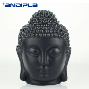

Creative Design Zen Buddha Ceramic Incense Burners Lucky Feng Shui Crafts Candle Aroma Lamps Essential Oil Diffuser Aroma Burner