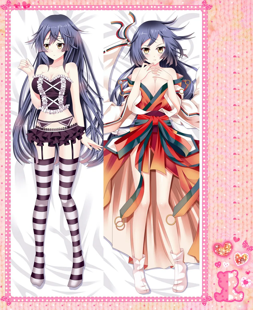Аниме мультфильм senki zesshou symphogear двусторонний подстилка подушку Чехол Наволочка
