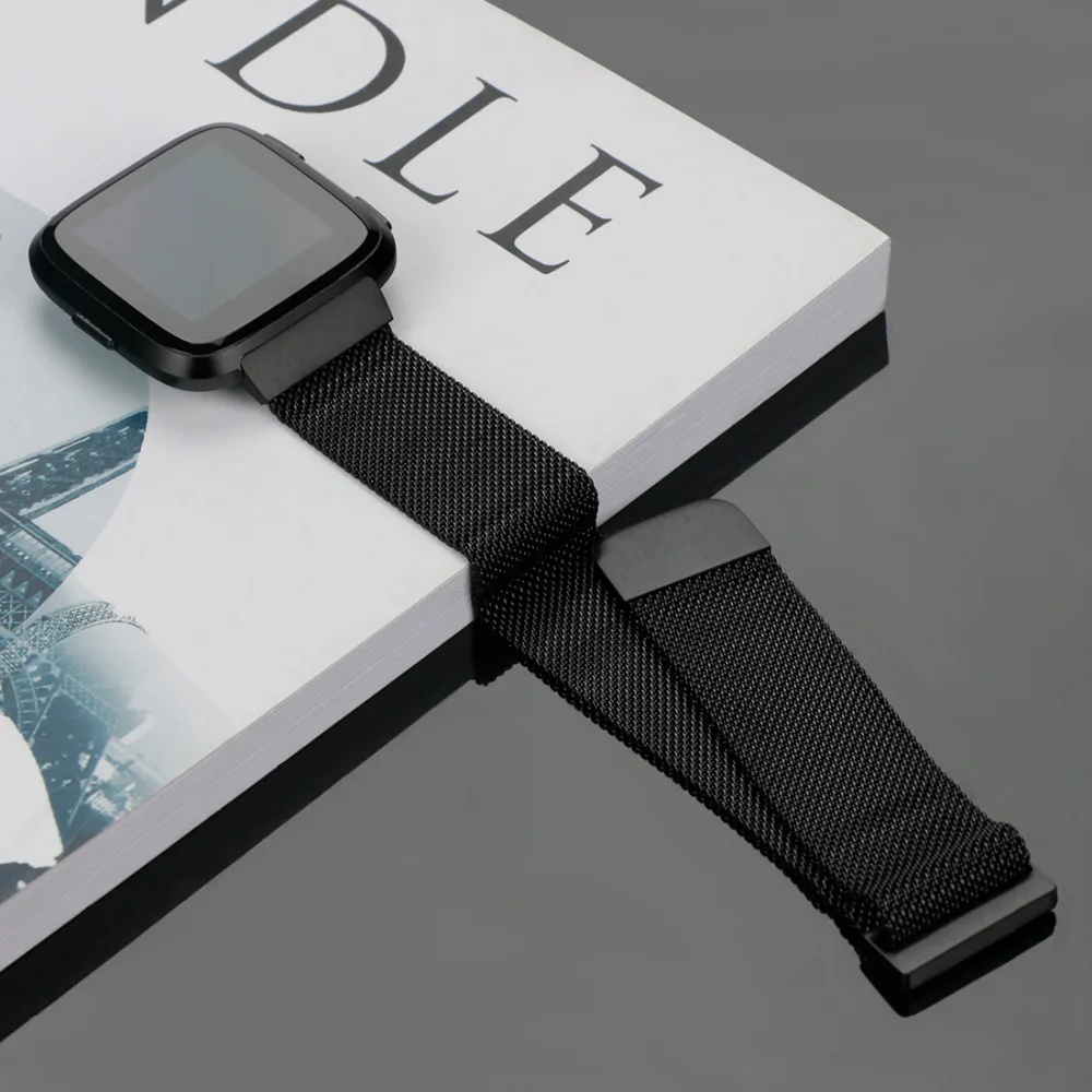 Миланская петля ремешок для Fitbit Versa/Versa 2/versa Lite ремешок из нержавеющей стали браслет ремешок Смарт часы аксессуары