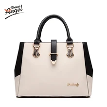 Engel Stimmen! Weibliche Frauen Handtaschen Aus Leder Casual Mittelgroße Schultertaschen Mode Frauen Messenger Bags Mode Frauen Taschen XP504