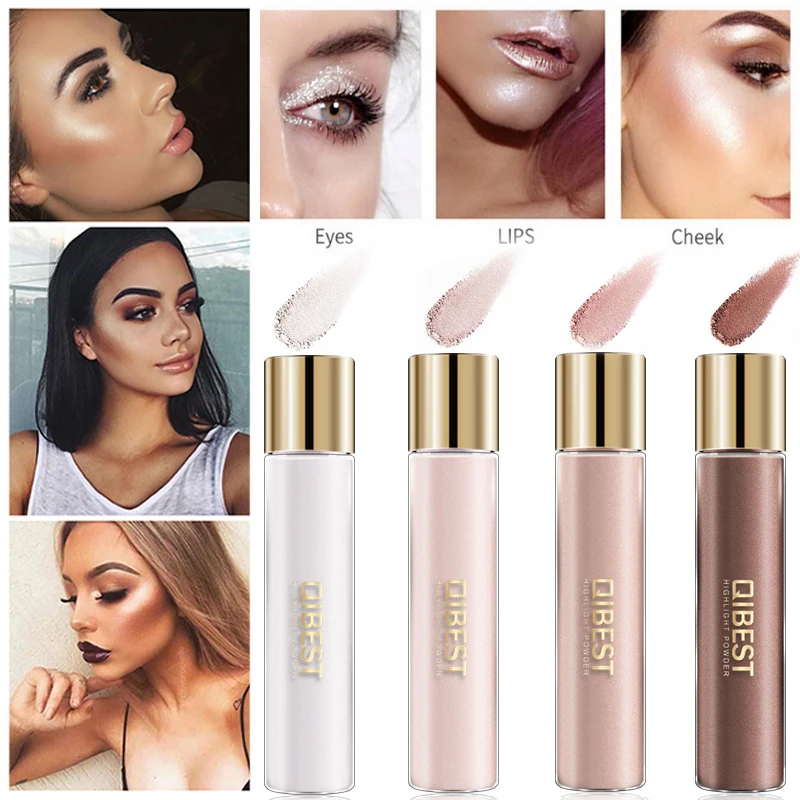 

Makeup Highlighter Illuminator Contouring Makeup Face Brightener Highlighter Powder Primer Bronzer Face Glow Kit