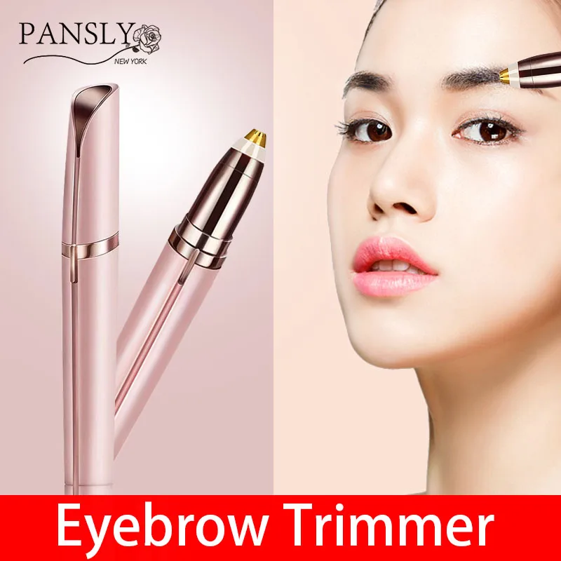 Mini Electric Eyebrow Trimmer Lipstick Brows Pen Hair Remover Painless