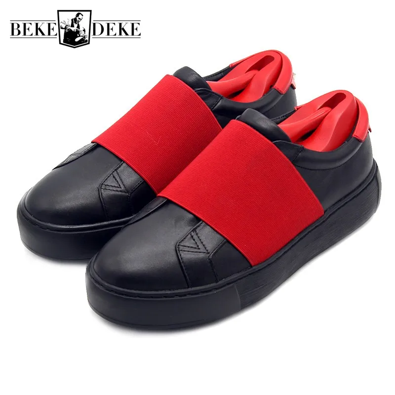 red sole sneakers mens