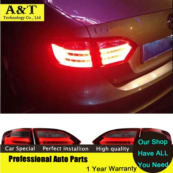 A &amp T Автомобильный Стайлинг для Volkswagen vw Jetta MK6 задние фонари 2011 2012 2013 2014 Led задний