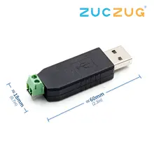 Адаптер конвертер USB в RS485 485 Поддержка Win7 XP Vista Linux Mac OS WinCE5.0