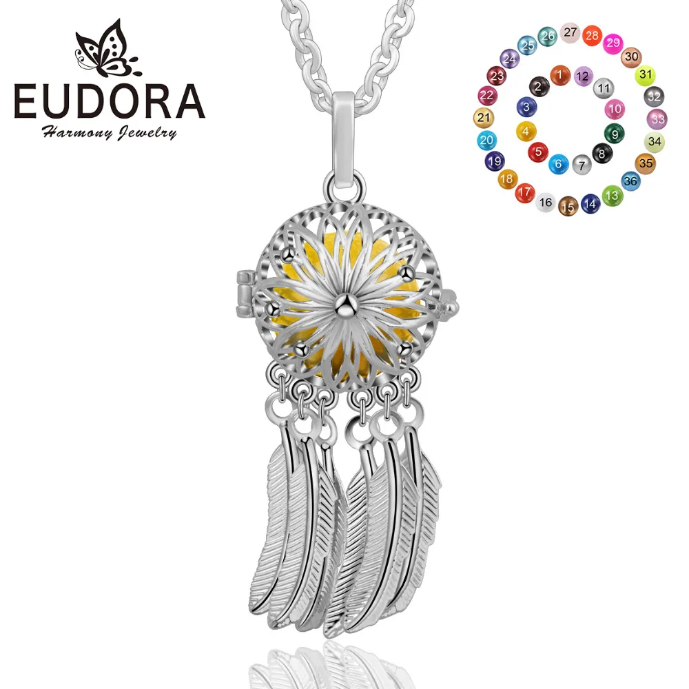 5PC plaqué argent balle Médaillon Fleur Rose Pendentif Huile Diffuseur Collier 18*18mm