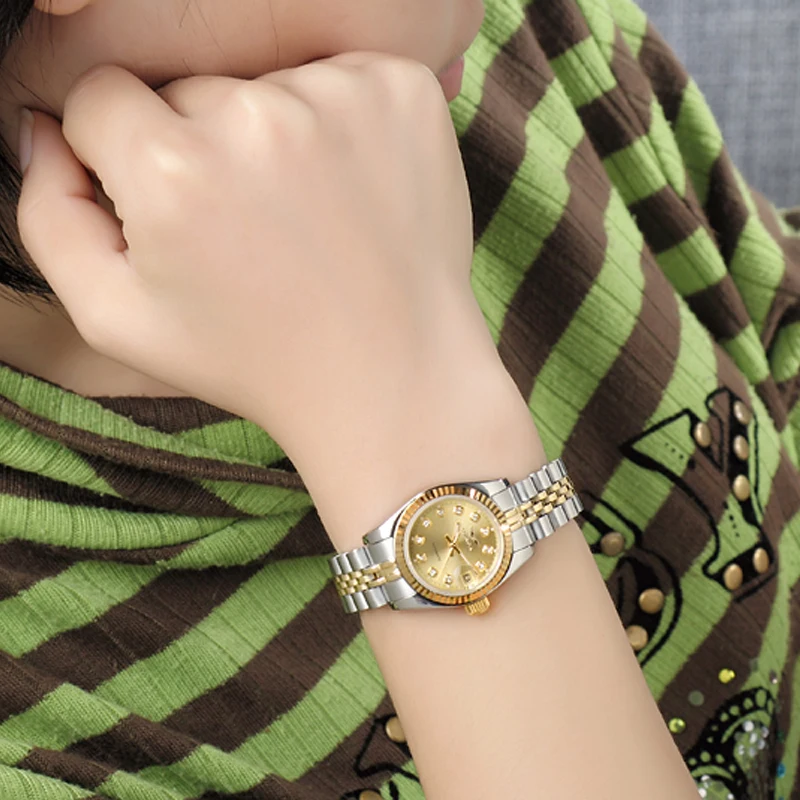 GUANQIN механические часы Роскошные автоматические часы мужские Лидирующий бренд автоматические часы с ветром дата золотые водонепроницаемые наручные часы