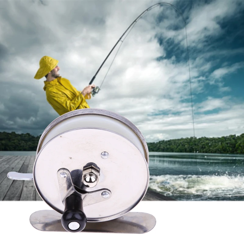 

Mini Ice Fishing Reel Wheel Fishing Tools Portable Rods Spinning Stainless Steel Simple Wheel Coil For Winter Lake River pesca