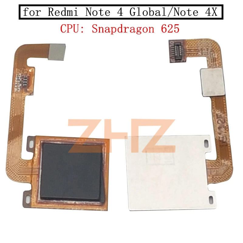 Гибкий кабель для Xiaomi Redmi Note 4 Global/Note 4X 3 Гб отпечатков пальцев Сенсорный датчик ID