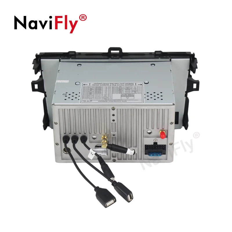 Sale Navifly android9.1 car dvd gps navigation for Toyota corolla 2007 2008 2009 2010 2011 car dvd radio gps stereo 5