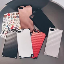 

Suitcase/Luggage Phone Case Super Cute Travel Bag Handbag DIY Lovers Letters Hard +8 Stick Soft For iPhone 6 6s 7 8 Plus X Cover