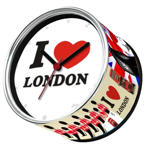 Best I Love London In UK Kitchen Fridge Magnets Cheap Wall Clocks,Cheap Desk Table Function Clocks 2pcs A Lot Free Shipping
