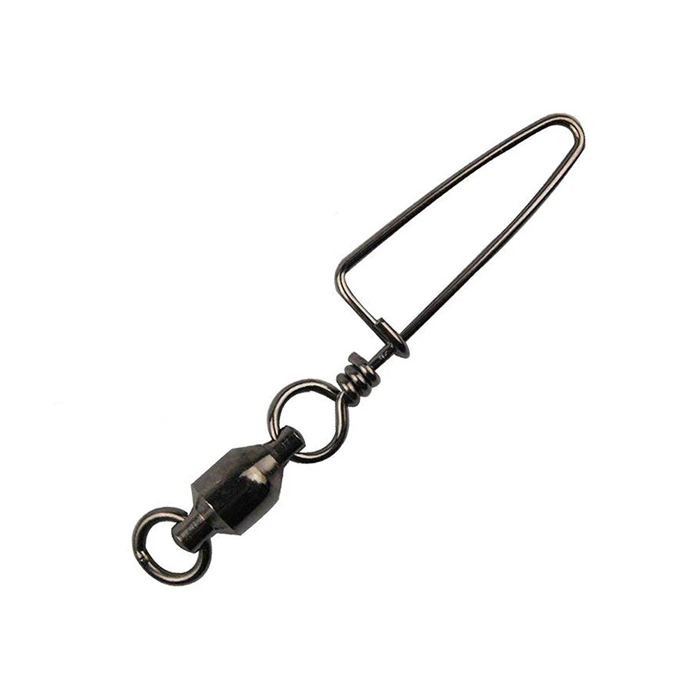 

Easy Catch 20Pcs Ball Bearing Fishing Swivel With Coastlock Snap Ball Bearing Swivel Fishing Lure Hook Line Conn Fishing Tackle