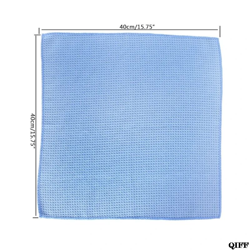 Прямая поставка& микрофибры полотенце для мойки авто супер впитывающая ткань Премиум вафельное плетение May06