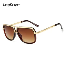 Men Sunglasses Square Sun Glasses For Woman Mirror Glasses Frame Sunglasses Top Women Clear Metal Eyeglasses Oculos de sol UV400